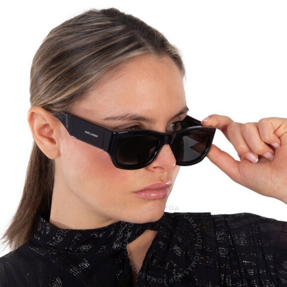NWT SAINT LAURENT BLACK WOMEN SUNGLASSES